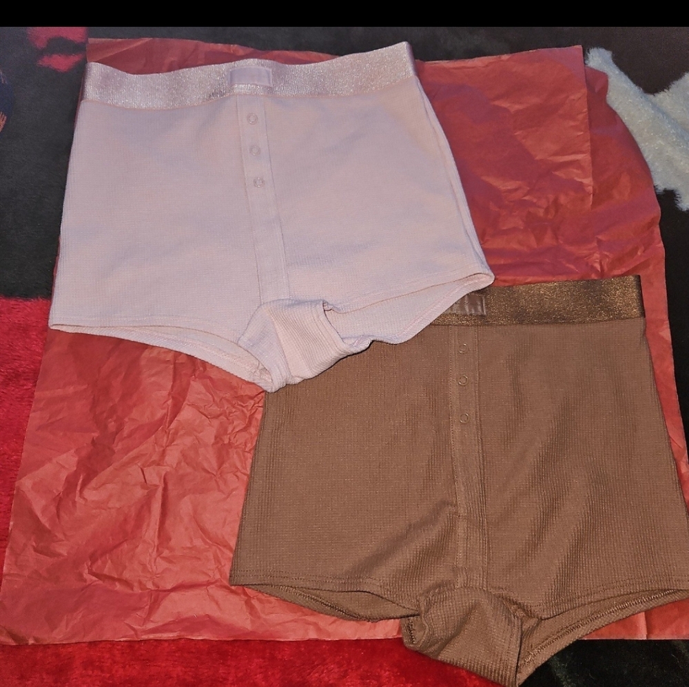 PINK Victorias Secret waffle shortie Panties
